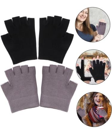 Healeved 2 Pairs Half Finger Moisturizing Gloves Dry Hand Glove Thermal Gloves Half Finger Gloves Sleeping Gloves Moisturizing Gel Gloves Fingerless Women's Touch Screen 95% Cotton Apparel - Buy Online on GoSupps.com