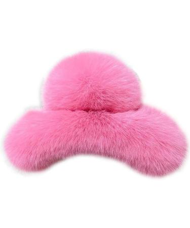 Large Fluffy Plush Hair Claw Clip for Women Winter Fluffy Fuzzy Hair Clips Non-slip Hair Jaw Clips Barrettes for Thick Long Hair - Buy Online on GoSupps.com