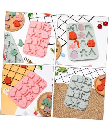 Alipis 2pcs Baking Mold Chocolate Mold Resin Mold Candy Making Mold Silicone Molds Cake Mold Christmas 3D - Buy Online on GoSupps.com
