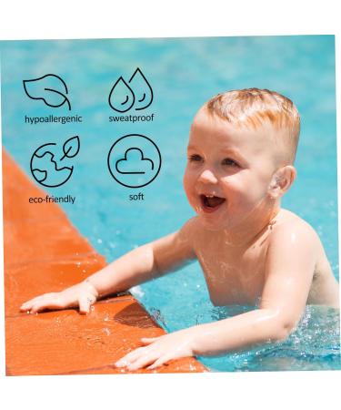 Waterproof Baby Shower Ear Covers - 50PCS Silicone Ear Protector Stickers for Swimming & Bathing - Buy Online on GoSupps.com