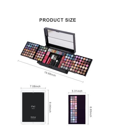 Hot Sugar 182 Colors Full Makeup Kit - All-in-One Cosmetic Set for Women & Teen Girls | Perfect Birthday & Holiday Gift - International Shipping Available - Buy Online on GoSupps.com
