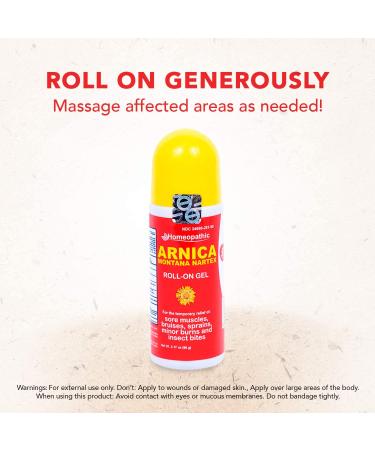 Arnica Montana Nartex Roll On Gel - 3.17 Oz | Natural Care | Handy Design - Buy Online on GoSupps.com