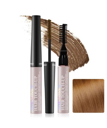 Root Touch-Up Stick Instant Hair Dye Temporary Hairline Concealer Stick Semi-Permanent Hair Dye Waterproof Long Lasting Hair Mascara Light Brown Beard Dye Stick For Root Coverage