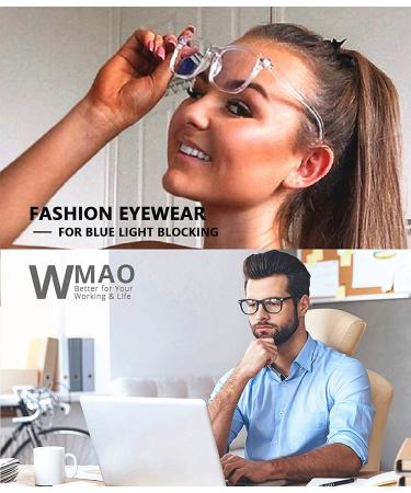 Blue Light Blocking Reading Glasses 5pcs Set for Women Men - Anti UV Ray Nerd Eyeglasses in Mixed Colors - 1.75x Magnification - Buy Online on GoSupps.com