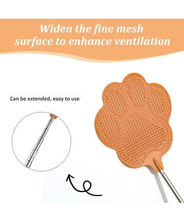 Fly Swatter for Indoors Extendable Fly Swatter 3Pcs Fly Swatter Manual Paw-Shaped Flyswatter Heavy Duty Fine Mesh PP Stainless Steel Fly Swatter for Indoors - Buy Online on GoSupps.com