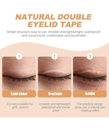 Didiseaon 2sets Double Eyelid Sticker Stickers Girl Double Eyelid Tape Natural Invisible Eyelid Sticker Tool - Buy Online on GoSupps.com