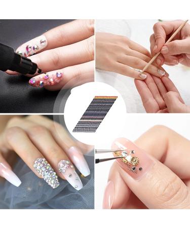 Rhinestone Picker Tool - Adhesive Point Drill Resin Pens - Gem Pick up Tool for Nails Crafts Makeup Face Clothes Shoes Handle Manicure Rhinestone Applicator - Buy Online on GoSupps.com