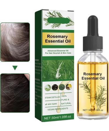  Fecfucy Rosemary Hair Oil | Organic Rosemary Essential Oil Serums | 30ml Hair Oil for Split Ends and Dry Scalp Hair Growth Oil for Fecfucy - Buy Online on GoSupps.com