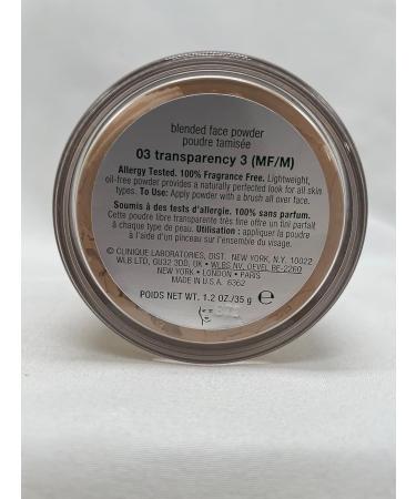 CLINIQUE Transparency 3 Blended Face Powder 1.2 oz 35g - Brushless Formula - Buy Online on GoSupps.com