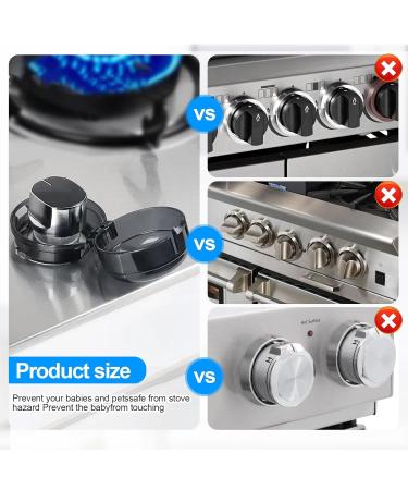 Child Safety Stove Button Locks - 6 Pieces Childproof Rotary Protection for Ovens & Stoves - Buy Online on GoSupps.com