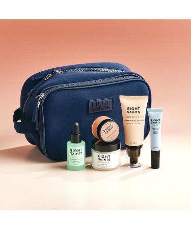 Eight Saints Date Night Skincare Prep Gift Set - All Natural & Organic | Eye Gel Hyaluronic Acid Mud Cleanser & More | Perfect Gift Set for Glowing Skin - Buy Online on GoSupps.com