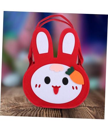 STOBAZA Easter Goodie Bags Snack Bags Easter Candy Pouch Cookies Storage Bags Candy Packing Bags Cloth 1 count (Pack of 1) Red - Buy Online on GoSupps.com