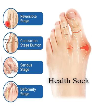 Projoint Antibunion Health Socks - Bunion Corrector & Relief - 5 Pairs Beige - Buy Online on GoSupps.com