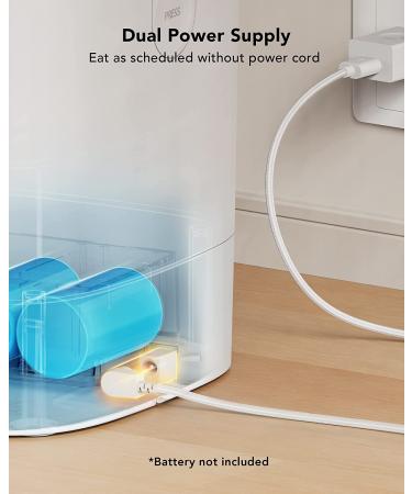 PETLIBRO Automatic Cat Feeder - WiFi Smart Food Dispenser with Stainless Steel Bowl - Up to 10 Meals Per Day - 10s Voice Recorder - 4L/6L - Buy Online on GoSupps.com