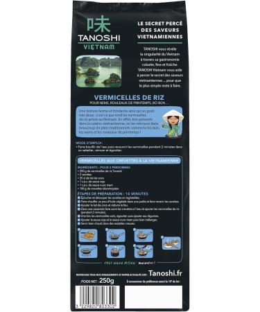 TANOSHI VIETNAM - Dry Rice Vermicelli - For the Preparation of Nems Spring Rolls and B B n - 250 G - Buy Online on GoSupps.com