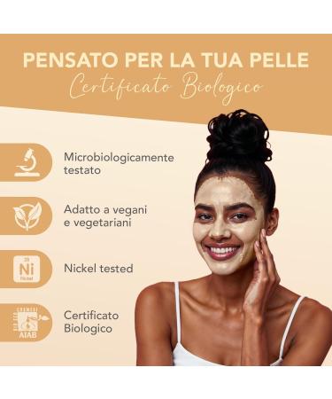  Optima Naturals Illuminating mask with organic gold clay for mature and combination skin 50 ml - Buy Online on GoSupps.com