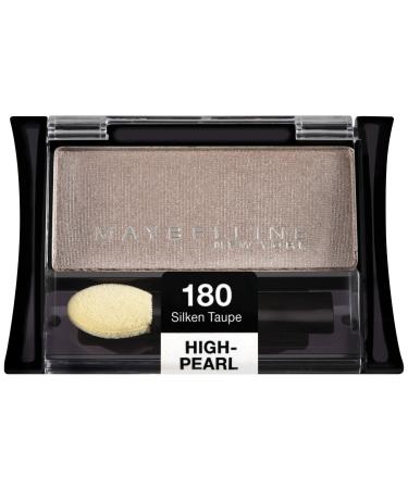 Maybelline New York Expert Wear Eyeshadow Singles  Silken Taupe 180 High-pearl  0.09 Ounce