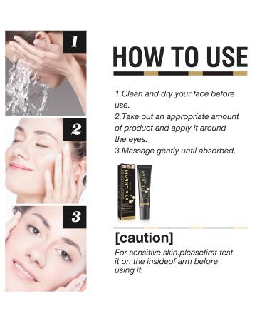 SAINGACE Temporary Firming Eye Cream - Instant Eye Tightening Serum for Men & Women (1pc) - Buy Online on GoSupps.com