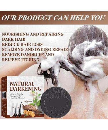 Organic Gray Reverse Shampoo Bar Solid Shampoo Bar Hair Coloring Shampoo Shampoo Bar for Hair Growth and Hair Damage Repair - Buy Online on GoSupps.com
