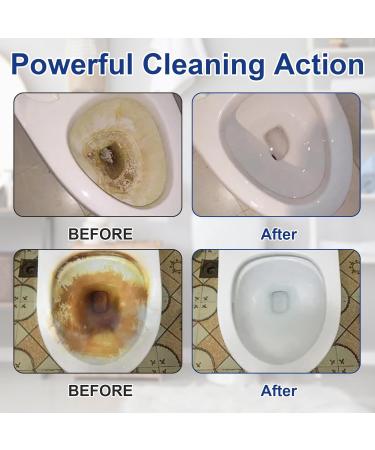 wimony Toilet Bowl Cleaner 12PCS Toilet Cleaner Bowl Cleaning Active Cleaner Tablets Toilet Limescale Remover Heavy Duty Toilet Cleaner and Descaler Bleach Cleaner Fizzy Foam Toilet Cleaner Deodoriser - Buy Online on GoSupps.com