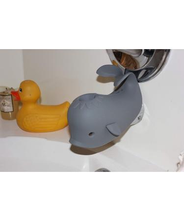 Whale Bath Spout Cover - Cute Baby Faucet Protector for Safe and Fun Baths - Grey (1 Pack) - Buy Online on GoSupps.com