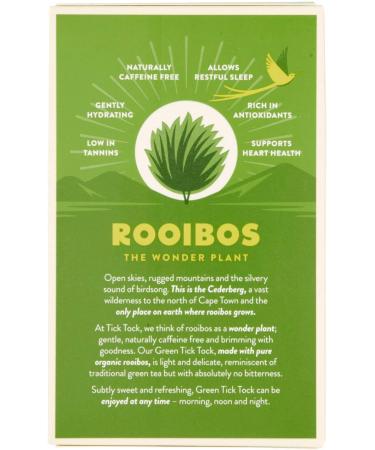  Tick Tock Tick Tock Pack of 4 Organic Rooibos Green Tea Bags - Buy Online on GoSupps.com