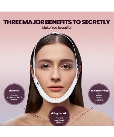 Cteart Electric Double Chin Device and V-Face Machine with 8 Modes and 15 Gear Adjustable Intensities - Buy Online on GoSupps.com
