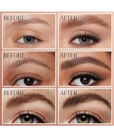 Upgraded Magic Eyebrow Pencil 3D Waterproof Microblading Eyebrow Pencil Upgrade 4 Tip Magical Eyebrow Pencil for Women Long-Lasting Natural Magic Eyebrow Pen (1Pc - Black) - Buy Online on GoSupps.com