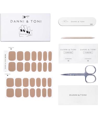 DANNI & TONI 28-Piece Semi-Cured Gel Nail Polish Strips Set - Allure Love | Salon-Quality Manicure Stickers - Buy Online on GoSupps.com