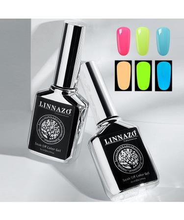 LOKFAR 2 Pcs Glow in the Dark Color Changing Neon Gel Nail Polish Set | UV LED Nail Gel Top Coat for DIY Manicure (15ml) - Buy Online on GoSupps.com