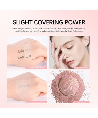 Fond de Teint en Poudre Correcteur de Couleur Poudre Libre protectrice Sous Forme Compacte Poudre Base Maquillage Fixante Multifonctions Couvrance Totale Anti Cernes Poudre (B) - Buy Online on GoSupps.com