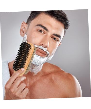 Beavorty Double-Sided Beard Brush & Cosmetics Kit | Men's Grooming Set | European Beech Comb Gift for Men | 23x5.8x4.5cm - Buy Online on GoSupps.com