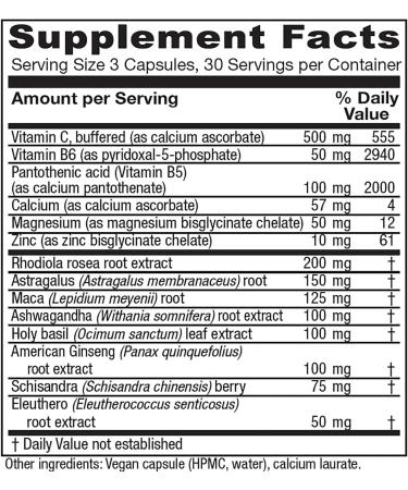 Vitanica Adrenal Assist - Vegan Adrenal Support, 90 Capsules - Buy Online on GoSupps.com