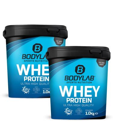 Bodylab24 Whey Protein Powder Chocolate 2 x 1kg Chocolate 1 kg (pack of 2)