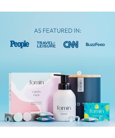 FOMIN Antibacterial Paper Soap Sheets - Tea Tree Single Pack - Portable Travel Hand Washing Soap - Dissolvable Mini Soap Sheets for Camping - Buy Online on GoSupps.com