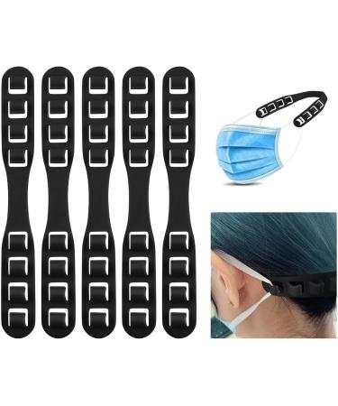 10PC Adjustable Mouth Cover Lanyard - Black Nose Protection Extender & Glasses Accessories - Buy Online on GoSupps.com