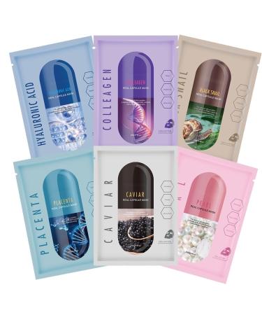 Face Masks Beauty - Sheet Mask - Face Masks Skincare for Women - Anti-Aging Face Masks - Hydrating Face Mask - Moisturizing & Nourishing Face Mask - Skin Care for Women - Face Care - Sheet Face Mask
