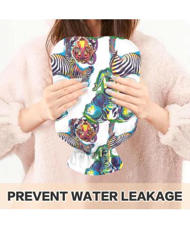 Buy Elephant Tiger Zebra Hot Water Bottles - 2L Pain Relief for Adults & Kids - Ideal Bed Warmer - Buy Online on GoSupps.com