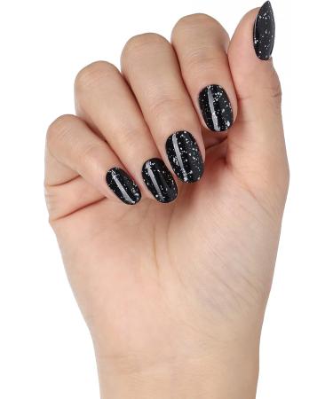 BLUESKY Gel Nail Polish Snowflake Top Coat - Shiny Snow White. Clear No-wipe top coat with snowflake effect 10ml (Requires curing under UV/LED Lamp) - Buy Online on GoSupps.com