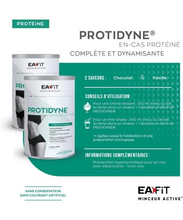EAFIT Protydine In-Case Protein Ideal for the slimming process with muscle mass maintenance Proteins Vitality Fat Burning Vanilla 320g - Buy Online on GoSupps.com