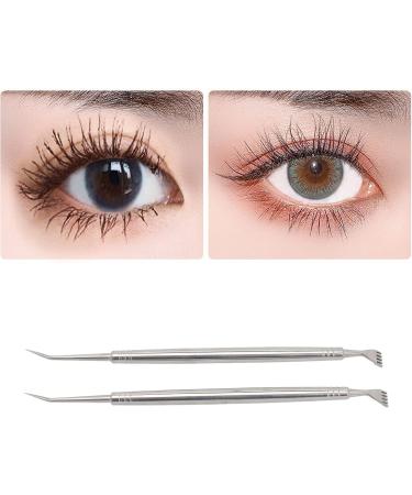 Sonew Eyelash Lift Perm Tool with Double End Design Stainless Steel 5 Toothed Comb Lash Lift Tool for Eyelash Grooming - Buy Online on GoSupps.com