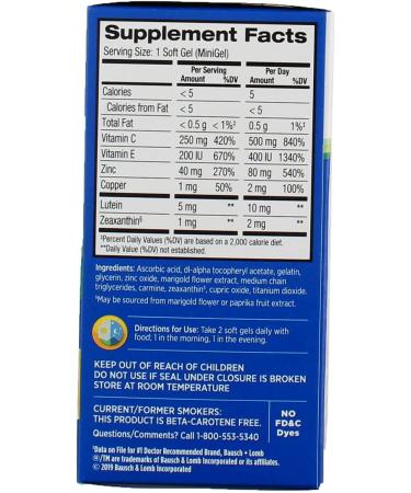 Bausch & Lomb PreserVision AREDS 2 Formula Soft Gels 90ct - Packaging May Vary - Buy Online on GoSupps.com