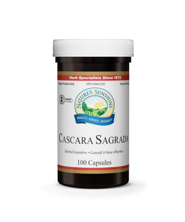 Nature's Sunshine Cascara Sagrada 100 capsules