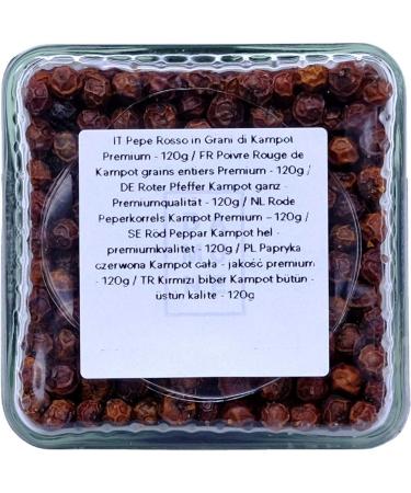 Premium Whole Grain Kampot Red Pepper - 120g - Buy Online on GoSupps.com