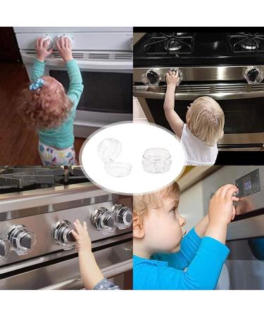 10 Pieces Stove Child Locking - Stove Protection Buttons & Knob Covers for Home Oven & Gas Stove - Buy Online on GoSupps.com