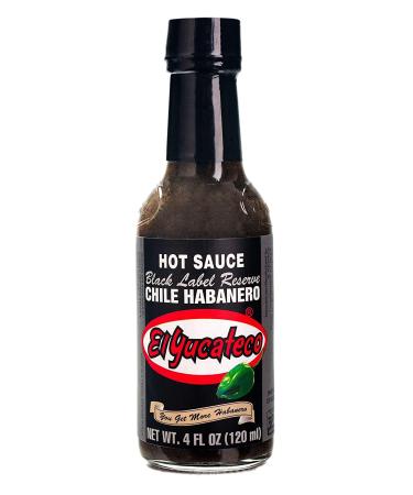 El Yucateco Chile Habanero Hot Sauce 5-Pack (4 oz each) - XXXtra Hot Variety Set with Red, Caribbean, Black Label Reserve, and Green Habanero - Packed in MYD Box with Spreader - Buy Online on GoSupps.com