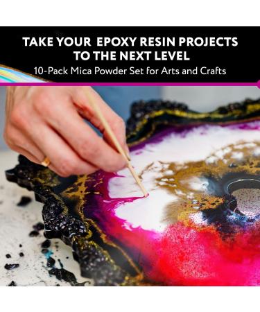 Mica Powder for Epoxy Resin - Candle Making and Crafts | Pigment Powder for Resin - Epoxy and Candle Dye | Neutral Shade - Buy Online on GoSupps.com