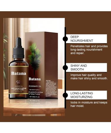 100% Organic Batana Oil for Hair Growth & Repair | Natural Hair Serum for All Hair Types | Strengthen & Reduce Hair Loss | 30ml - Buy Online on GoSupps.com