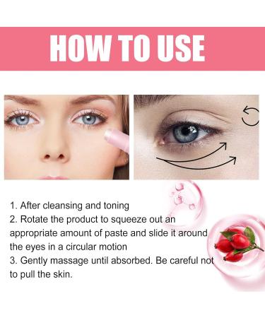 Eye Stick Rosehip 3 g moisturizing multibalm for dark circles and puffiness moisturizing eye stick antiwrinkle fades fine lines tight and moist 5 - Buy Online on GoSupps.com