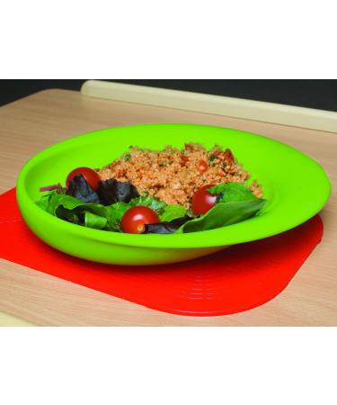 Wade Dignity Sloped Ceramic Plate - Green | Assistive Dining Aid - Buy Online on GoSupps.com